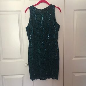 NWOT Teal Sequin Homecoming/Cocktail Dress